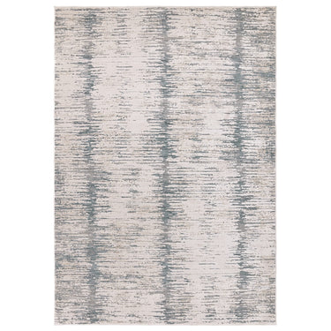 Asiatic London Anders AN15 Charm Linear Shimmer Blue Grey Abstract Textured Boho Rug