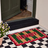 My Printed Coir Howdy Stripe Striped Bordered Doormat 45x75 cm