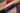 Carnaval CAR110 Vibrant Multi Colours Modern Triangles Geometric Rug by Concept Looms