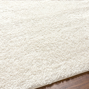 Cloudy Shag Solid Color Plush Soft Pile Beige Rug