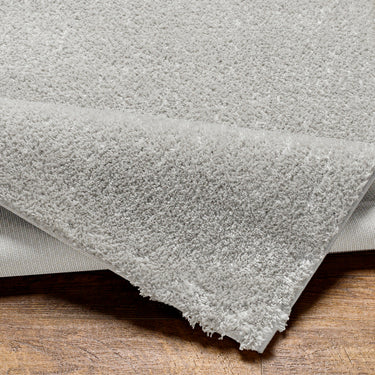 Cloudy Shag Solid Color Plush Soft Pile Grey Rug