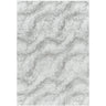 Cloudy Shaggy Solid Color Grey & Ivory Rug - Medium 120x170 cm (3'11'' x 5'7'')