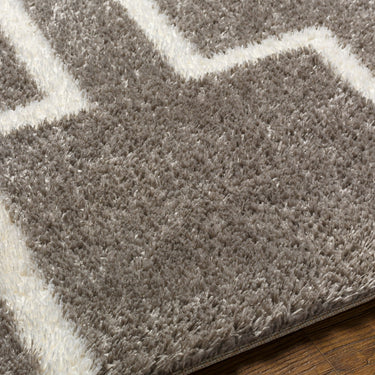 Cloudy Shag Modern Soft Plush Pile Grey Rug