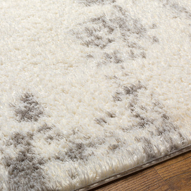 Cloudy Shag Modern Soft Plush Pile Ivory Rug