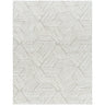 Cloudy Geometric Shaggy Beige & Ivory Rug - Medium 120x170 cm (3'11'' x 5'7'')