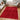 Cloudy Shaggy Solid Color Red Rug