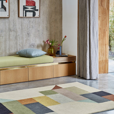 Reef Modern RF15 Geometric Hand Tufted Rug in Multi