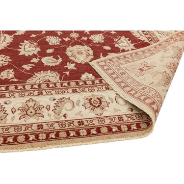 Chobi Traditional Bordered Persian Wool Rug in Rust 130x190 cm