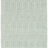 Sloan Hand Woven Flatweave Geometric Rug or Runner in Duck Egg - Runner 66x200 cm (2'1"x6'6")