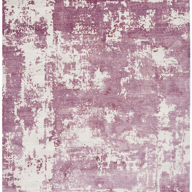 Asiatic London Astral AS05 Heather Shiny Acrylic Purple Cotton Abstract Textured Hallway Runner Rug