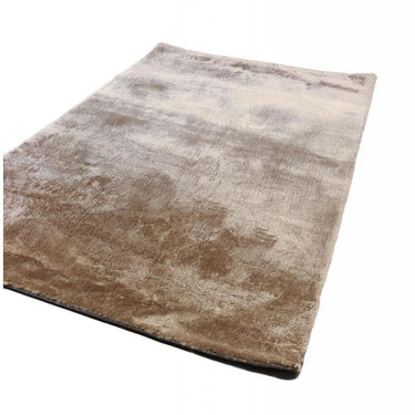 Tranquilty Shaggy Soft Velvet Natural Rug in 80 x 150 cm (2'6''x5'0'')