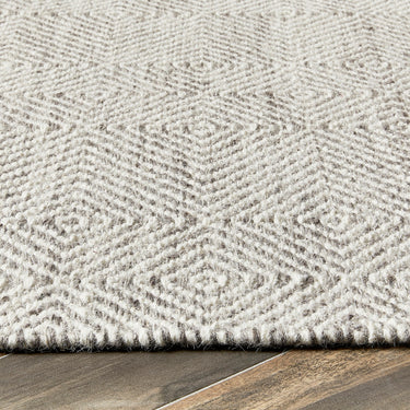 Origins Estelle Wool Flatweave Hand Woven Rug Hallway Runner in Natural