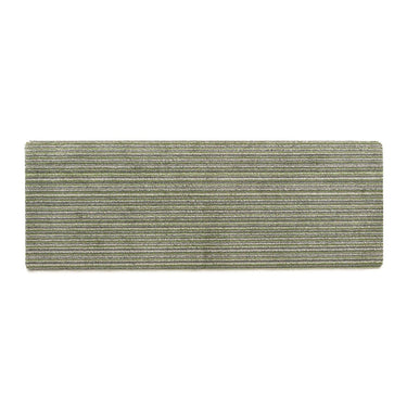 My Candy Spice Green Washable Cotton Striped Rug - Runner 50 x 150 cm (2'x5')