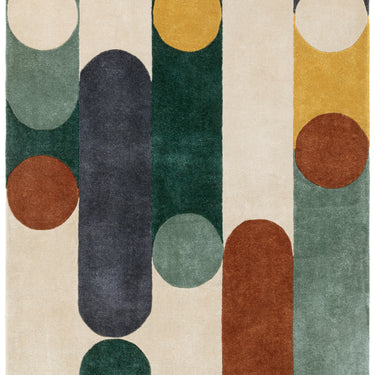 Asiatic London Romy Morse Hand-Tufted Multicolour Wool Modern Soft Rug