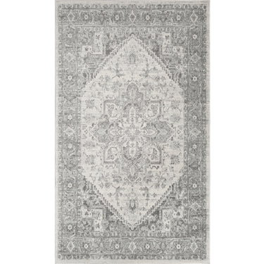 Chester Vintage Traditional Boho Grey Rug