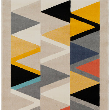 City Geometric  Runner Taupe
