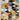 City Geometric Runner Skandi Taupe, Mustard & Aqua Rug - Large Plus 160x220 cm (5'3'' x 7'3'')
