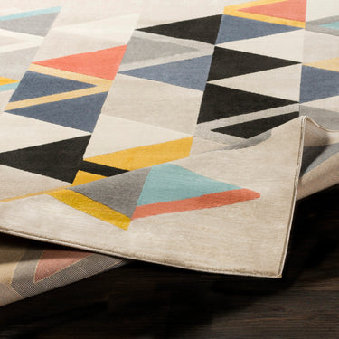 City Geometric  Runner Taupe