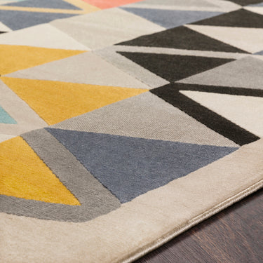 City Geometric  Runner Taupe
