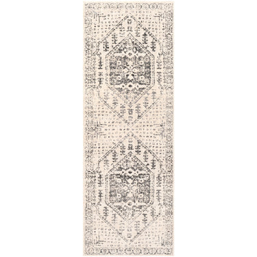 City Vintage Traditional Boho Runner Beige