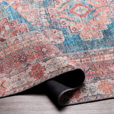 Colin Vintage Traditional Washable Runner Pink