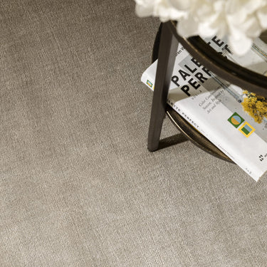 Katherine Carnaby Chrome Hand Made Rug Modern Plain Viscose Silky Shiny Luxurious Latte Rug