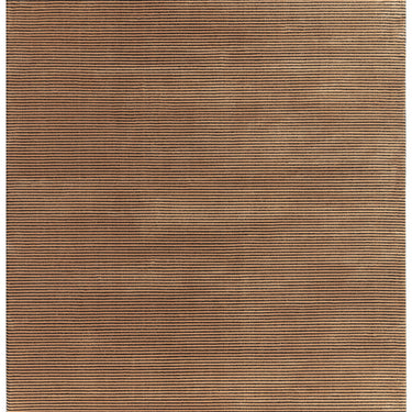 Asiatic London Kuza Stripe Soft Silky Velvety Terracotta Polypropylene Abstract Textured Distressed Rug