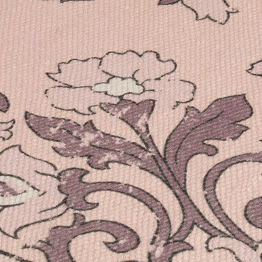Revival Kew Antique Printed Mauve Traditonal Tasseled Persian Flatweave Rug