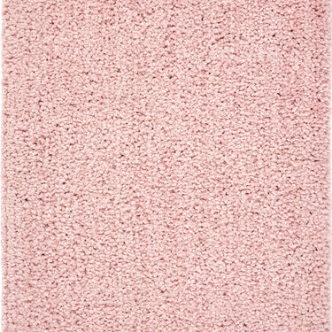 Origins Portland High Pile Super Fluffy Blush Pink Shaggy Modern Plain Rug 140x200 cm