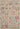 Kashan VKA04 Distressed Ivory Multi Polypropylene Persian Traditional Vintage Rug