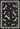 New Terrace Dragonfly Black Polypropylene Boho Bordered Rug
