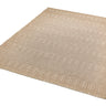 Sloan Hand Woven Flatweave Ethnic Rug or Runner in Taupe - Small 100x150 cm (3'4"x4'11")