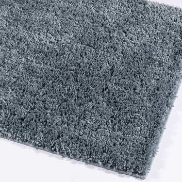 Esselle Larissa Blue Washable Non-Slip Polypropylene Shaggy Rug