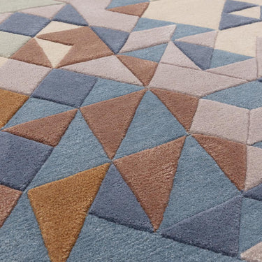 Enigma Hand Made Rug Wool Viscose Quality 3D Geometric Modern Rug