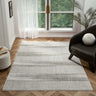 URCO Petra Jerash Grey Polypropylene Traditional Abstract Textured Hallway Runner Rug - Small 80x150 cm (2'6"x5')