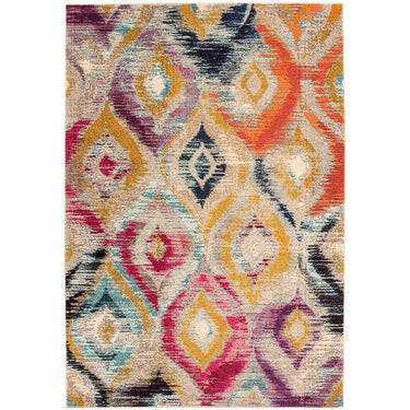 Colores COL08 Abstract Geometric Art Designs Multi Colours Rug in X-Large 200 x 300 cm (6'7"x10')