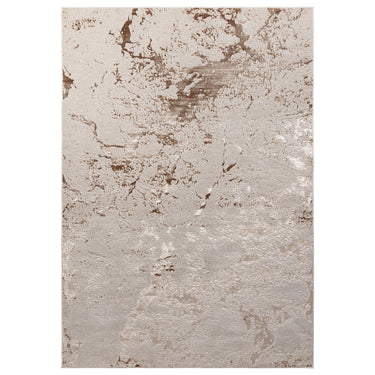 Aurora Strata AU16 Marble Shiny Metallic Beige Bronze Grey Rug Hallway Runner