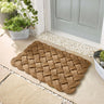Outdoor Lovers Knot Sand Beige Rope Doormat Entrance Mat, Reversible Door Mat in 45 x 75 cm