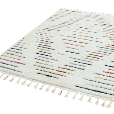 Asiatic London Ariana AR03 Harmony Boho Soft Scandi Design Multicolour Polypropylene Shaggy Moroccan Textured Rug