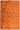 Chrome Hand Made Rug Modern Plain Viscose Silky Shiny Luxurious Paprika Orange Rug