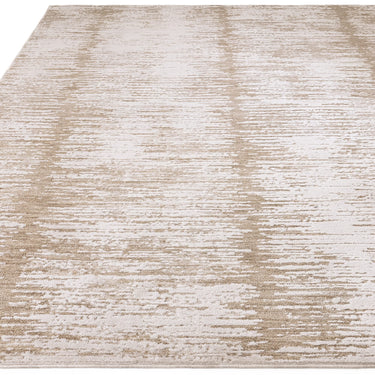 Asiatic London Anders AN13 Charm Linear Shimmer Beige Natural Abstract Textured Boho Rug
