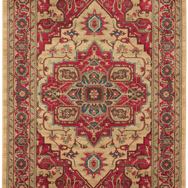 Asiatic London Windsor WIN10 Classic Rust Cream Polypropylene Persian Traditional Flatweave Hallway Runner Rug