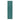 York Wool Rug Hand Made Modern Plain Bordered Hallway Runner Rug in Teal 68 x 240 cm