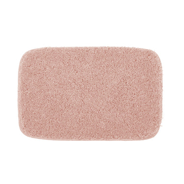 Dip and Drip Buddy Nude Pink Washable Non-Slip Polypropylene Shaggy Bath Mat