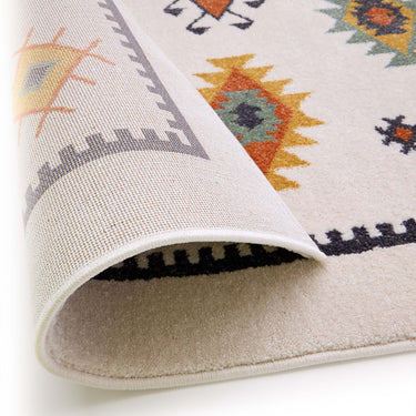 Origins Tribal Ethnic Izmir Cream Jute Polypropylene Persian Traditional Rug