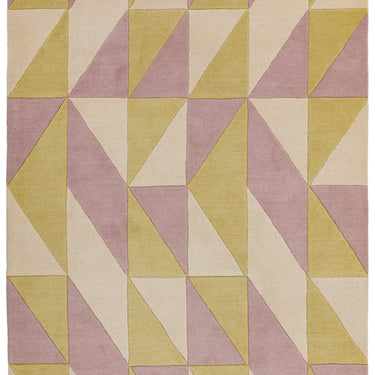 Reef Flag RF06 Geometric Pattern Hand Tufted Rug in Pink