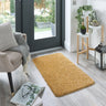 Origins My Ochre Yellow Washable Non-Slip Polypropylene Shaggy Rug - X-Small 60x100 cm (2'x4')