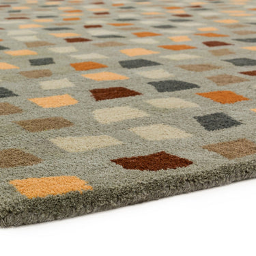 Reef Pixel RF07 Dotted Pattern Hand Tufted Rug in Multicolours 120 X 170 cm