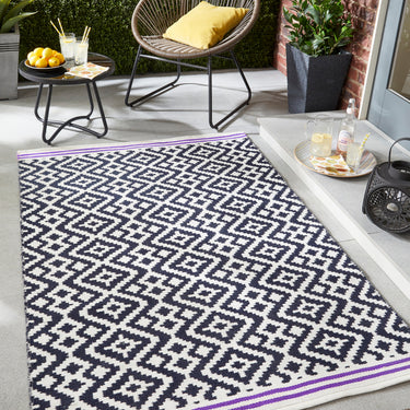 Aztec Outdoor Indoor Living Room Garden Patio Rug