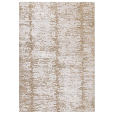Asiatic London Anders AN13 Charm Linear Shimmer Beige Natural Abstract Textured Boho Rug
